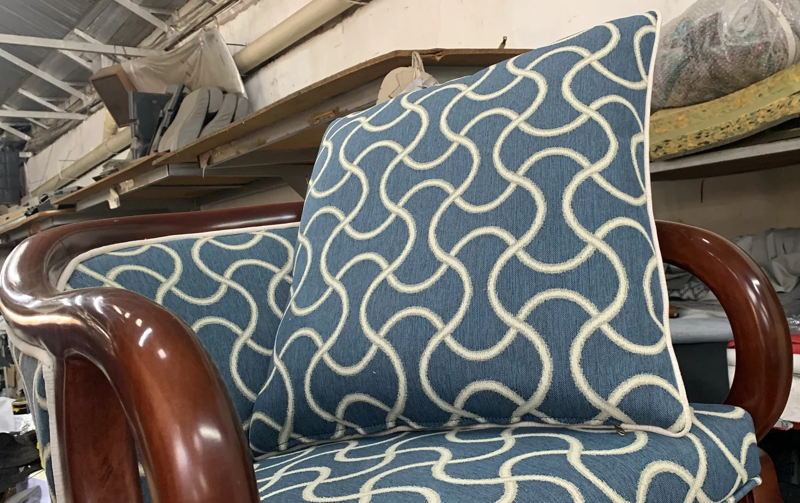 Arm Chair and Pillow